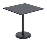 Muuto Table en acier Linear 70x70 Black