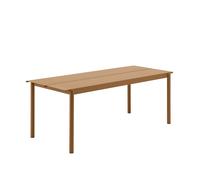 Muuto Table Linear Steel - orange - 200 x 75 cm