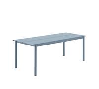 Muuto Table Linear Steel - 200 x 75 cm - pale blue
