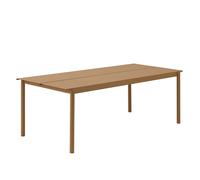 Muuto Table Linear Steel - orange - 220 x 90 cm