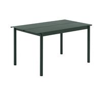 Muuto Table Linear steel table 140x75 cm Dark green