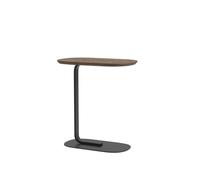 Muuto Table d'appoint Relate 60.5 cm Chêne fumé-noir