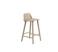 Muuto Tabouret de bar Nerd - chêne - bas