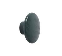 Muuto The Dots - Patères XS vert foncé Ø 6,5cm
