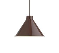 Muuto LED Suspension Ø 38cm Top rouge foncé H 26cm x Ø 38cm