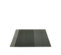 Muuto Varjo -Tapis laine Nouvelle Zélande 170x240cm vert foncé tissé à la main