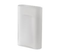 Muuto Vase en verre dépoli Ridge 35 cm White