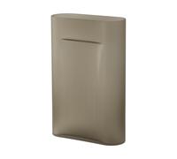 Muuto Vase en verre dépoli Ridge 48.5 cm Taupe