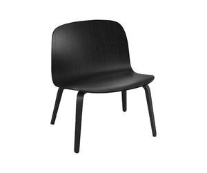 Muuto Visu Fauteuil m. Base En Bois Noir