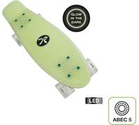 muuwmi Lights Skateboard Fun GLOW, avec roulettes lumineuses et effet glow