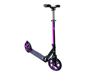 muuwmi Trottinette en aluminium Pro - Trottinette 215 mm ABEC 7 pour enfants et adultes, approuvée GS, réglable en hauteur, rose