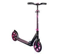 muuwmi Trottinette Pro en aluminium - 215 mm - ABEC 7 - Pour enfants et adultes - Certifié GS - Hauteur réglable - Rose
