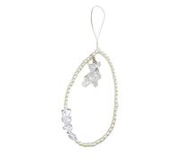 MUUYYI Cordon de téléphone en acrylique - Accessoire de beauté - Bijoux tendance - Bracelet de perles - Unisexe