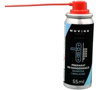 MUVIKE Spray Lock 55 ml - Spray d'entretien pour serrures de vélo, cylindres de porte et cadenas - Protège contre la rouille, la saleté et le gel, avec tube de pulvérisation et effet longue durée