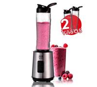 Muvip Smoothie Blender 300W Inox 2 Verres 600ml - Divers Coloris