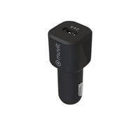 MUVIT - Adaptateur d'alimentation pour voiture - 12 Watt - 2.4 A (USB) - noir