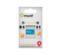 Muvit - Adaptateur De Cartes Micro-Sim Vers Cartes Mini-Sim - Pour Apple Ipad 1; 2; Iphone 4