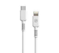 Muvit Câble Lightning mâle vers USB-C 24 broches MFi 1,2 m Blanc