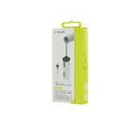 MUVIT Car Charger - Adaptateur d'alimentation pour voiture - 1 A (Lightning) - blanc