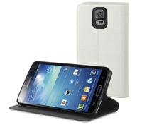 MUVIT ETUI SLIM'N STAND FOLIO BLANC pour galaxy note 4
