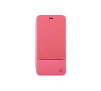 Muvit Folio Case - Special Edition - étui à rabat pour téléphone portable - polyuréthane - transparent, rose