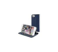 Muvit Folio fit - Etui à rabat pour téléphone portable - cuir - bleu nuit