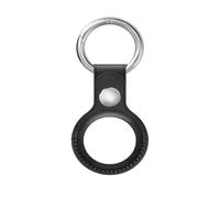MUVIT FOR CHANGE AIRTAG BLACK PU LEATHER KEYCHAIN
