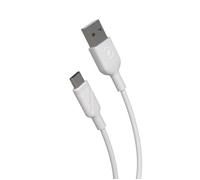 MUVIT FOR CHANGE USB A VERS USB C CABLE 1.2M BLANC