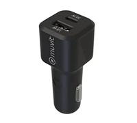 MUVIT for Change Chargeur Voiture PD USBC-USBA 30W+18W QC3.0