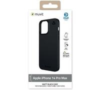 Muvit For Change Coque Recycletek Souple Noir Iphone 14 Pro Max