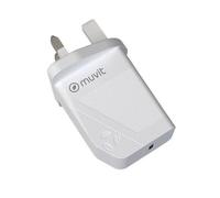 MUVIT FOR CHANGE Pack Chargeur Secteur PD 18W + Câble USB C / USB C - Blanc - UK