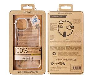 MUVIT for Change RECYCLETEK Souple Transparente iPhone 13