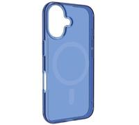 Muvit for France Coque Recyclée MagSafe Antichoc 2 mètres Translucide Bleue pour iPhone 16 - Origine France Garantie