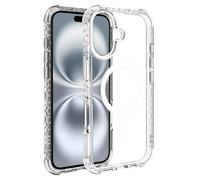 Muvit for France Coque Transparente Recyclée MagSafe Protection extême aux Chutes 3 mètres pour iPhone 16 Plus - Origine France Garantie