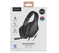 MUVIT GAMING CASQUE FILAIRE JACK 3.5 POUR MULTI SUPPORTS NOIR PC/PS5/XBOX/SWITCH