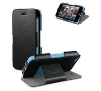 Apple iPhone 5C > Etui à rabat latéral iFlip Folio Noir Muvit support intégré