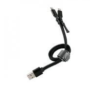MUVIT LIFE Câble Double 2A Charge USB / Micro USB 0.35 m - Noir