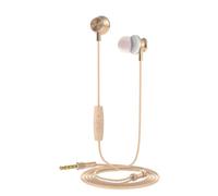 Muvit MUHPH0080 écouteur/casque Avec fil Ecouteurs Appels/Musique Or - Neuf