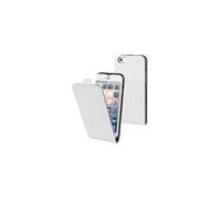 Muvit Slim - Etui à rabat pour téléphone portable - blanc lisse