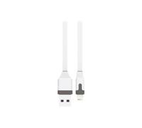 Tab Cable Plat Charge & Synchro Lightning Mfi 2m 2.4a Blanc
