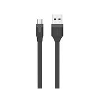 muvit - Câble USB - USB (M) pour Micro-USB de type B (M) - 2.4 A - 1 m - noir