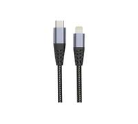 TIGER POWER CABLE ULTRA RESISTANT USB-C LIGHTNING 2M GRIS