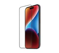 Muvit TIGER GLASS LITE VERRE TREMPE IPHONE 15 PLUS - Protection Ecran - Verre Trempé Résistant 9H - Anti-traces de doigt, Haute Sensibilité tactile, Applicateur pose facile sans bulles