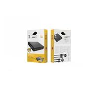 Muvit Powerbank TIGER Power 20000mAh PD + QC avec 2 câbles Type C Noir