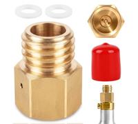 Muvkeesa Adaptateur pour réservoir Quooker Cube de TR21-4 à TR21-3 - Adaptateur en laiton pour bouteille de CO2, adaptateur rapide pour soda avec une grande résistance et une bonne étanchéité