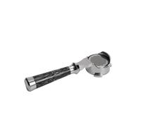 MUVNA Espresso Bottomless Portailfter Série Lucifer, Porte-filtre Nu Avec Panier, Compatible For Delonghi, Compatible For Breville(Delong-black-3ear)