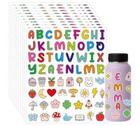 MUWINC 1 Pouce Cartoon Lettres Autocollantes Scrapbooking Grand Format