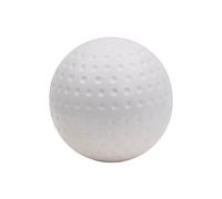 MUWO Ballon de hockey sur terrain avec picots - Faible rebond - Pour clubs ou loisirs - Taille unique - Poids : 160 g - Blanc