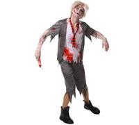 MUWO Costume d'Halloween collection MIESEPETER - Déguisements effrayants pour homme et femme - Zombie, clown, vampire, sorcière, religieuse, etc. - Pour Halloween et fête (homme zombie, taille L/XL)