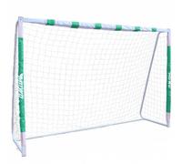 MUWO Grande cage de football en acier 3 x 2 m vert/blanc Taille:taille unique